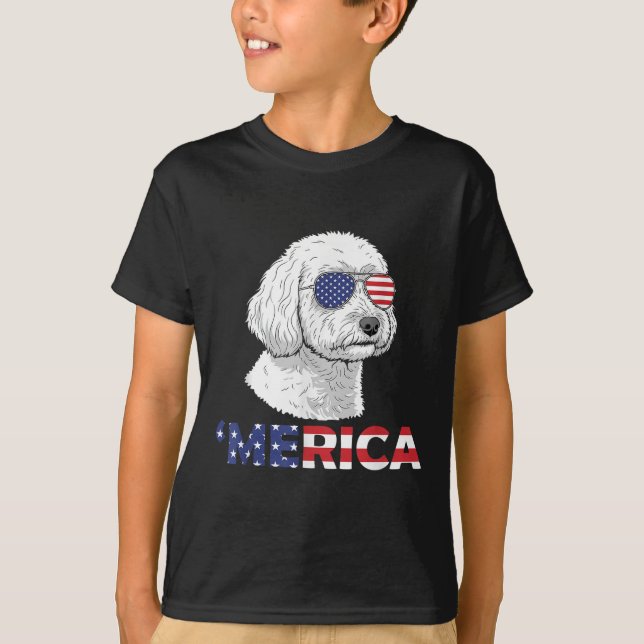 Apoo Merica 4:e juli Independence day T Shirt (Framsida)