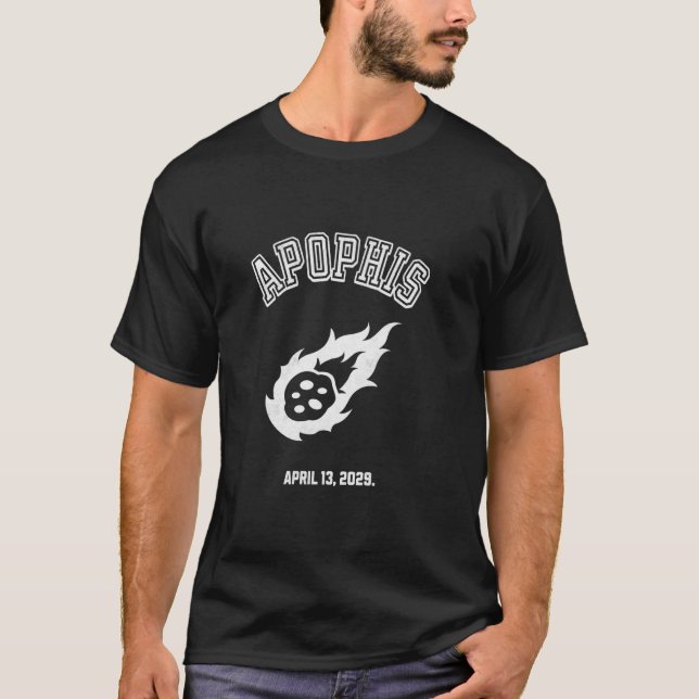 Apophis 2029 u2013 Meteorite, Asteroid & Rymdentus T Shirt (Framsida)