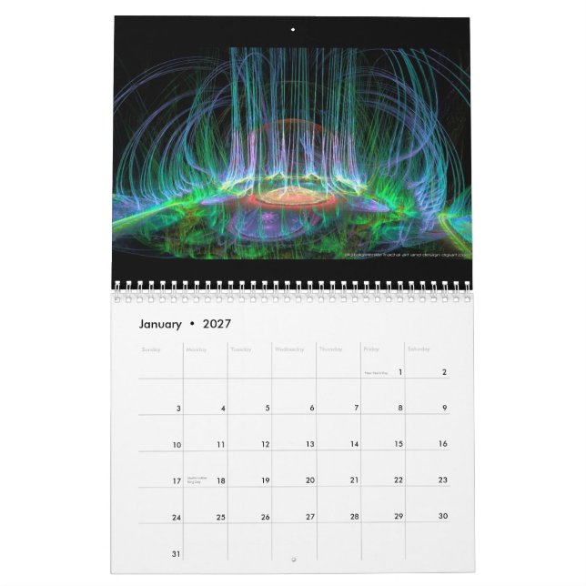 apophysisfractalkalender 2010 kalender (Jan 2027)