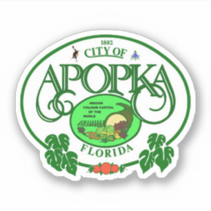 Apopkas försegling, Florida Klistermärken