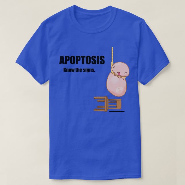 Apoptosis Watch skapar medvetenhet T Shirt (Design framsida)