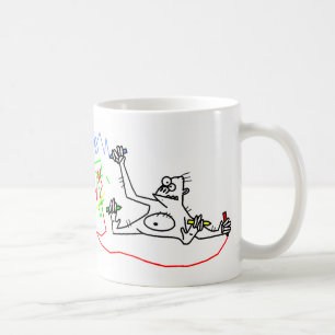 Apor är kalla kaffemugg