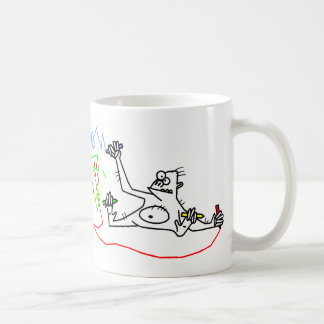Apor är kalla kaffemugg
