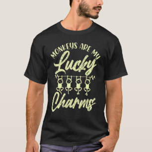 Apor är mina lyckliga charmdjur t shirt