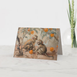 Apor - Falt kortkort Kort