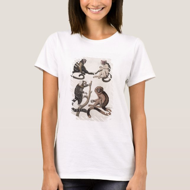 Apor (färg litho) tee shirt (Framsida)