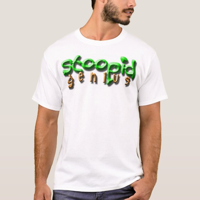 Apor för Stoopid snillehav Tee (Framsida)