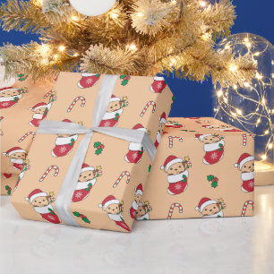 Apor från måndjuret vid jul, Snö, vintertid Presentpapper