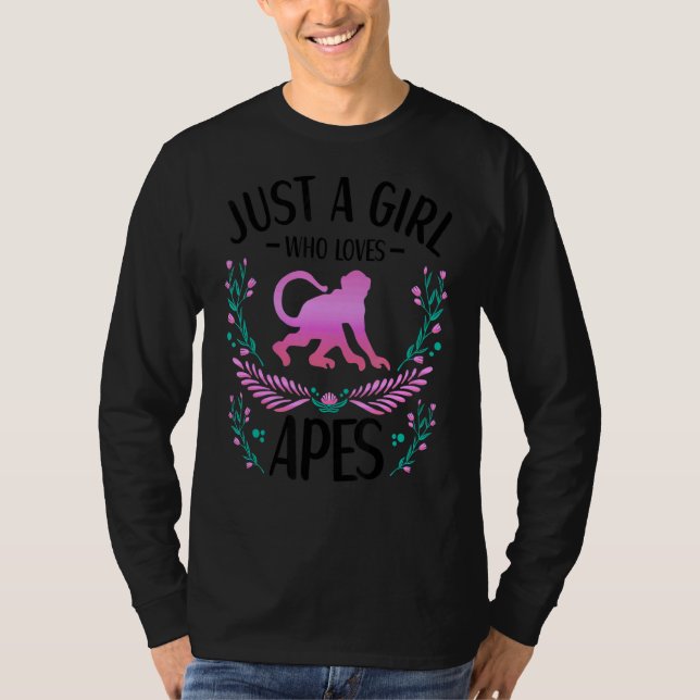 Apor-konfektion för apa-apparat, ape-offert t shirt (Framsida)