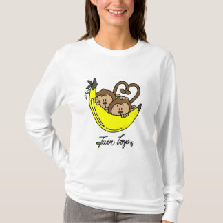 Apor kopplar samman pojkeTshirts och gåvor Tröja