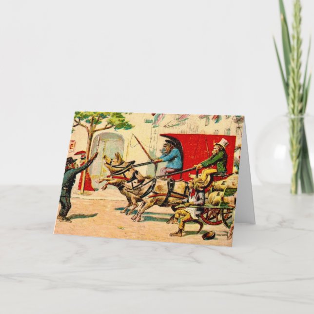 Apor och Grisar-kortet Kort (Framsida)