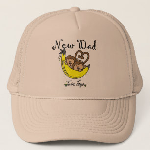 Apor Pappa i Twin Boys Tshirts och Gifts Keps