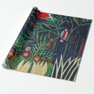 Apor Parrot Animal in Jungle Forest Presentpapper