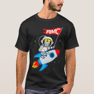 Apor till Måne $AMC Kort Squeeze Pullover T Shirt
