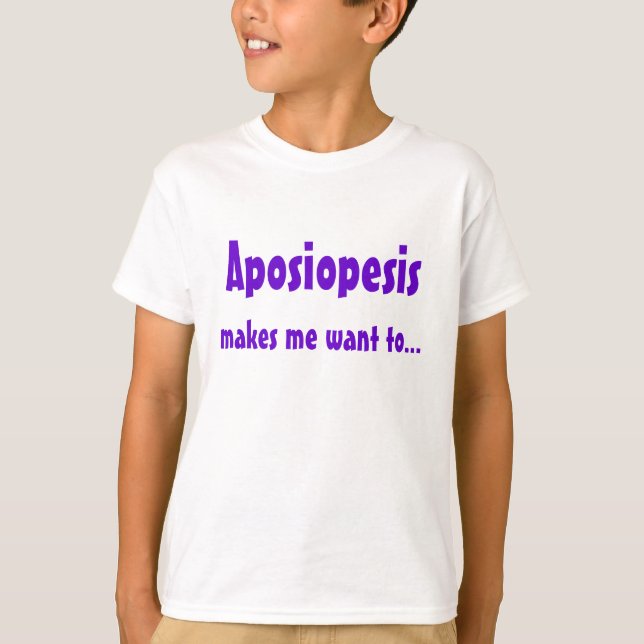 Aposiopesis Tee (Framsida)