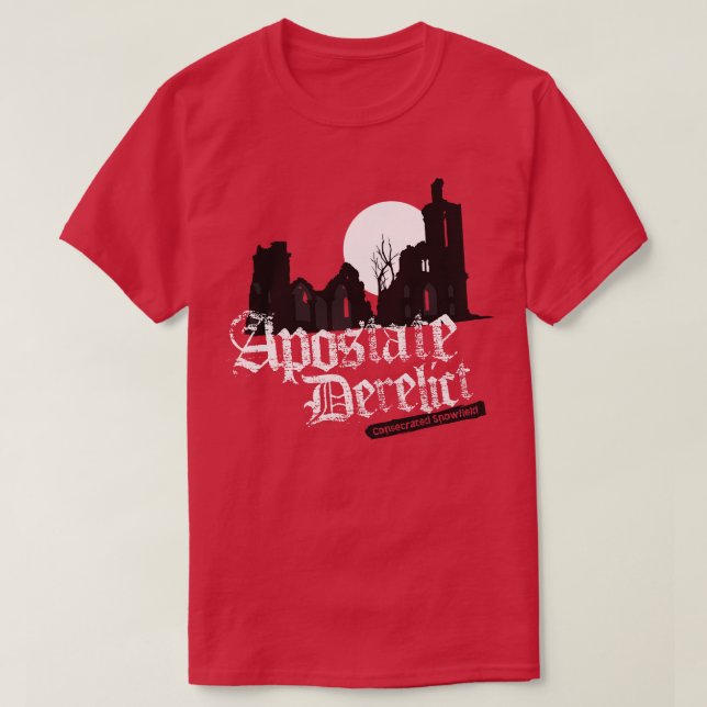 Apostate Derlict T Shirt (Design framsida)