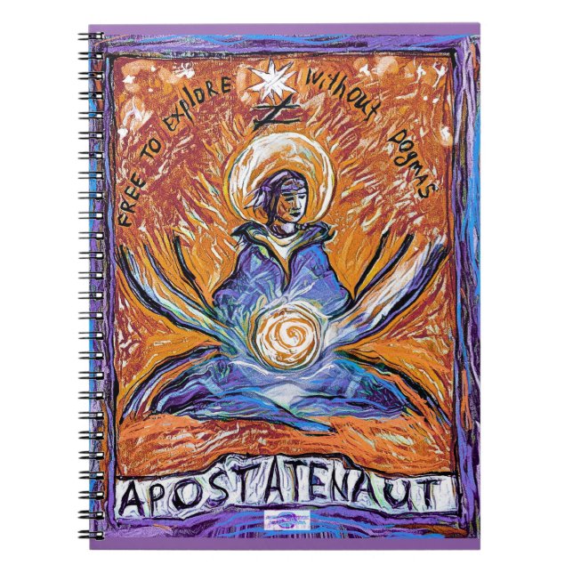 Apostatenaut - utforska utan dogmer anteckningsbok (Framsidan)