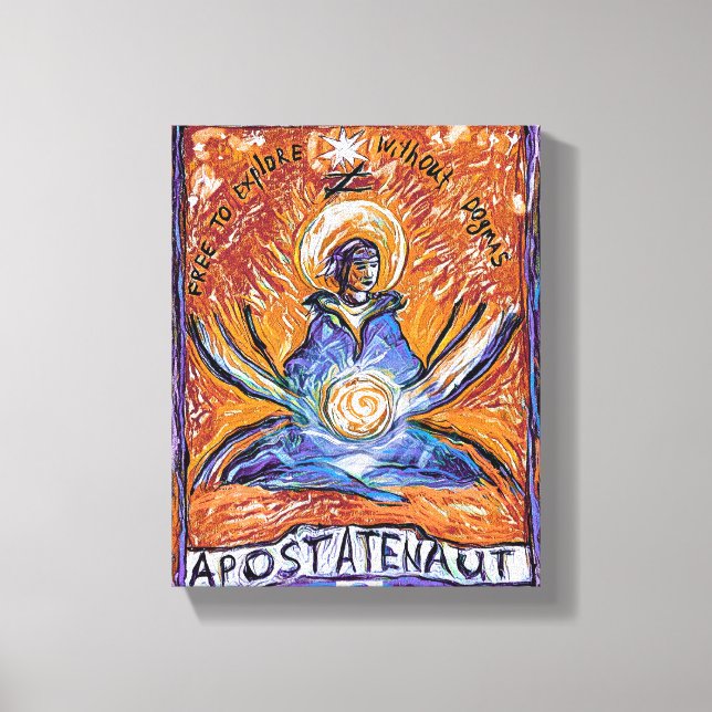 Apostatenaut - utforska utan dogmer canvastryck (Framsida)