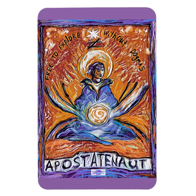 Apostatenaut - utforska utan dogmer magnet (Vertikal)