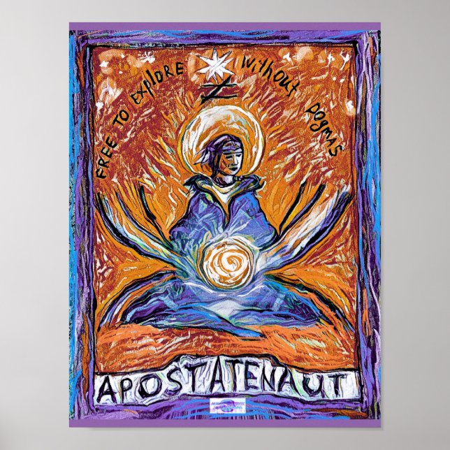 Apostatenaut - utforska utan dogmer poster (Framsidan)