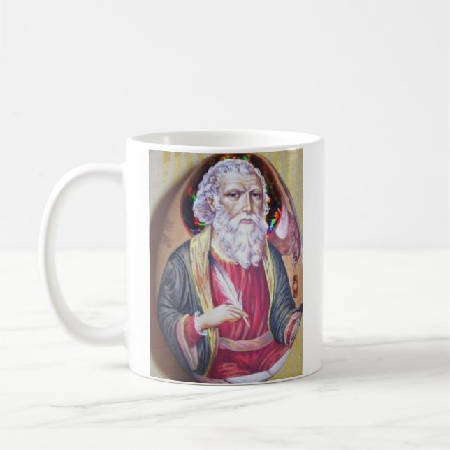 Apostel och Evangelist John Kaffemugg (Vänster)