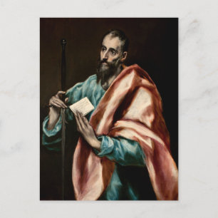 Aposteln Paulus av El Greco Vykort