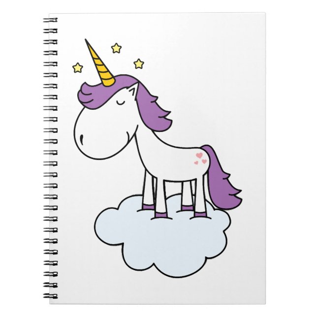 Apostig unicorn anteckningsbok (Framsidan)
