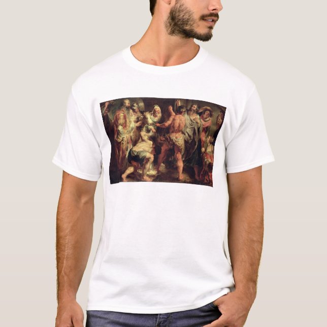 Apostlarna, Stet Paul och St.en Barnabas på Lystra T Shirt (Framsida)