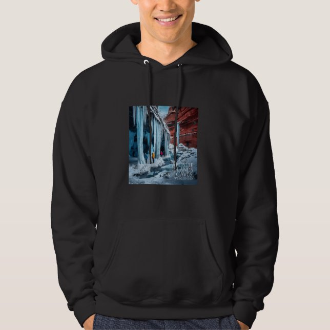 Apostle Islands Ice Caves Wisconsin Hoodie (Framsida)