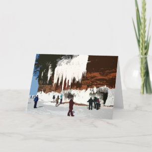 Apostle Islands National Lakeshore ICE CAVES Kort