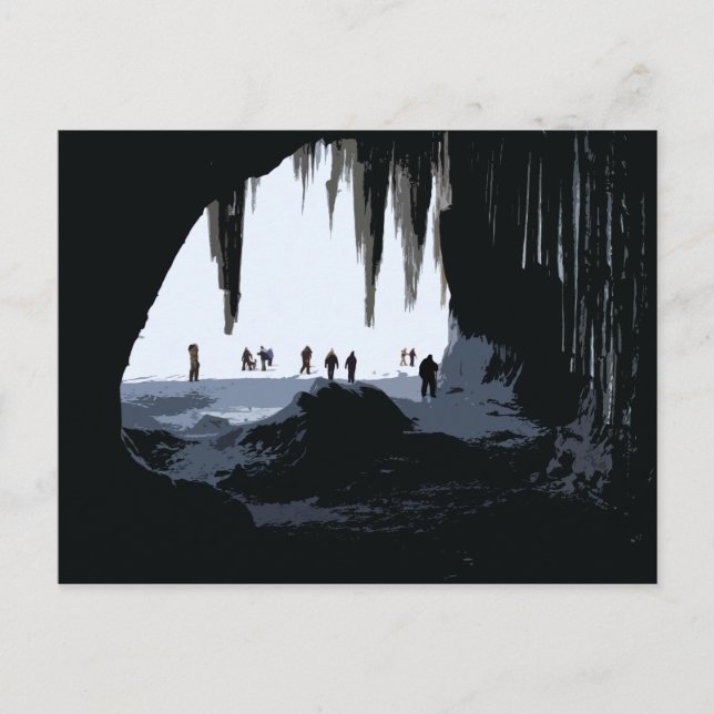 Apostle Islands National Lakeshore ICE CAVES Vykort (Framsida)