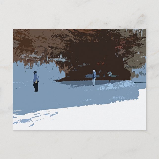 Apostle Islands National Lakeshore ICE CAVES Vykort (Framsida)