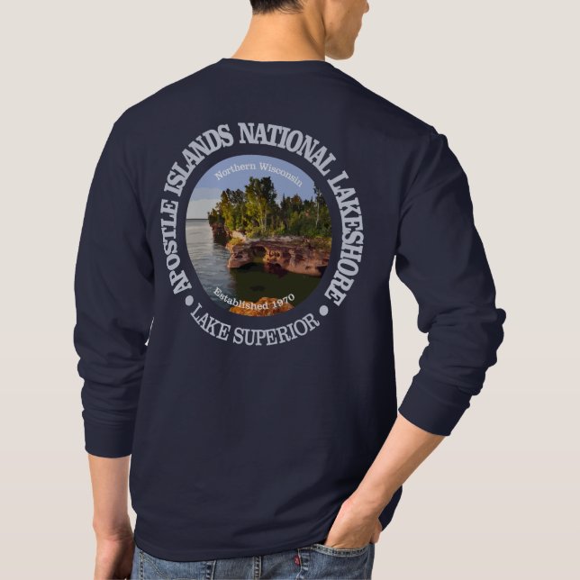 Apostle Islands National Lakeshore Tee Shirt (Baksida)