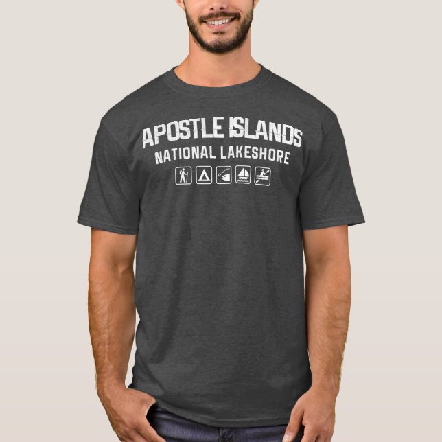 Apostle Islands National Lakeshore Wisconsin T Shirt (Framsida)