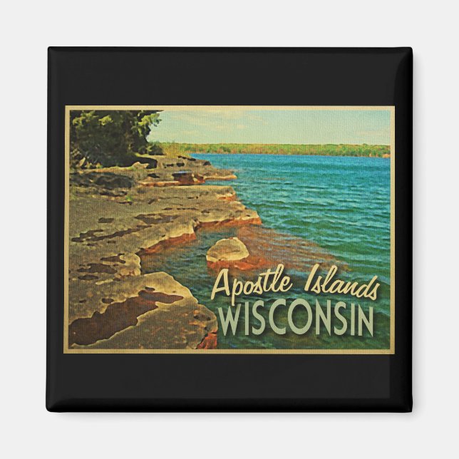 Apostle Islands Wisconsin Magnet (Framsidan)