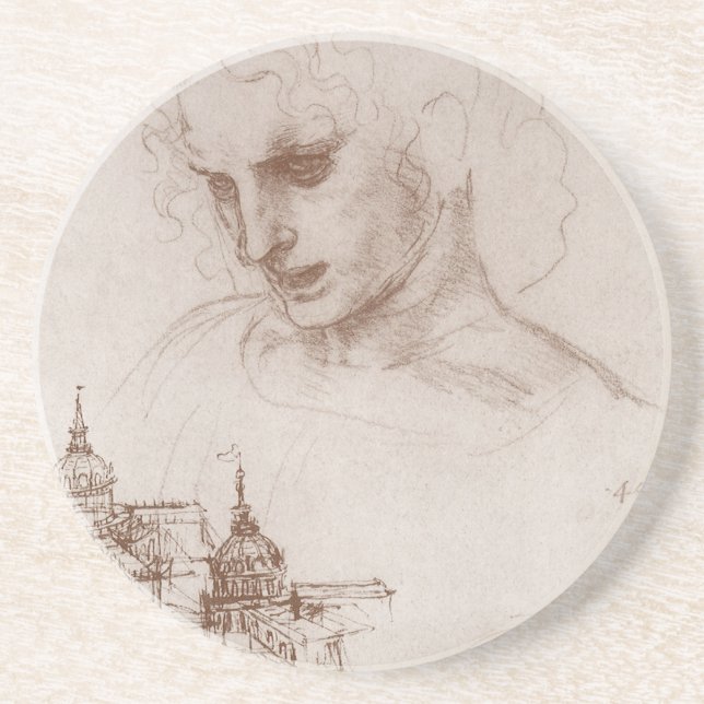 Apostle Jacobus Sforza Castle, Leonardo da Vinci Underlägg (Framsidan)