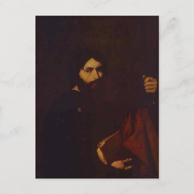 Apostle James the Minor av Jusepe de Ribera Vykort (Framsida)
