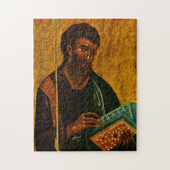 Apostle Matthew Orthodox Christian Byzantine Icon Pussel (Vertikal)