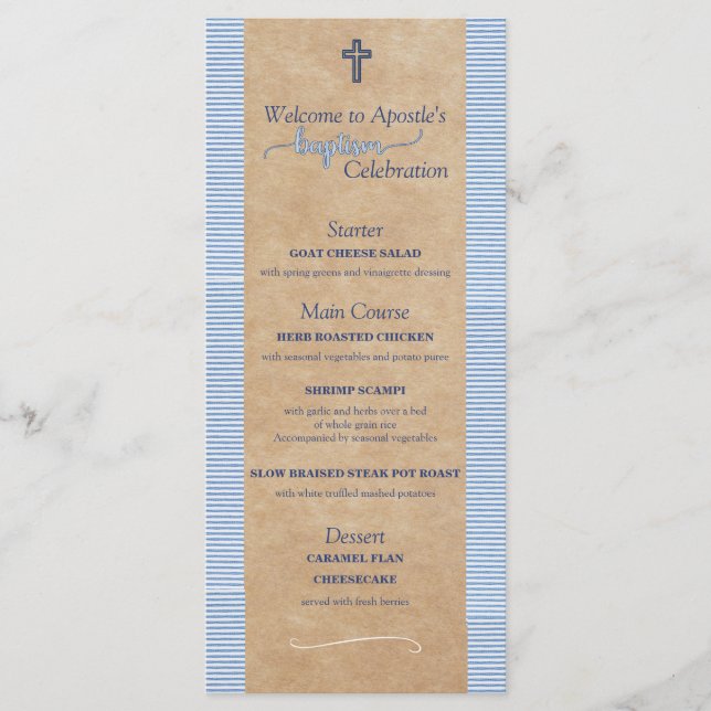 Apostle Menu Meny (Framsida)