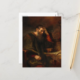 Apostle Paul av Rembrandt van Rijn Helg Vykort