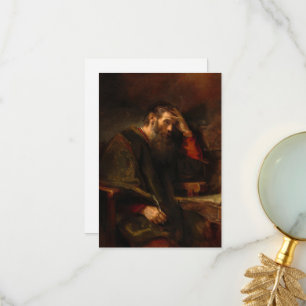 Apostle Paul av Rembrandt van Rijn Tack Kort