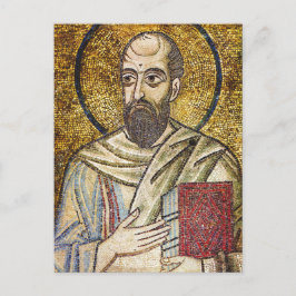 Apostle Paul Byzantine Mosaic Icon Vykort