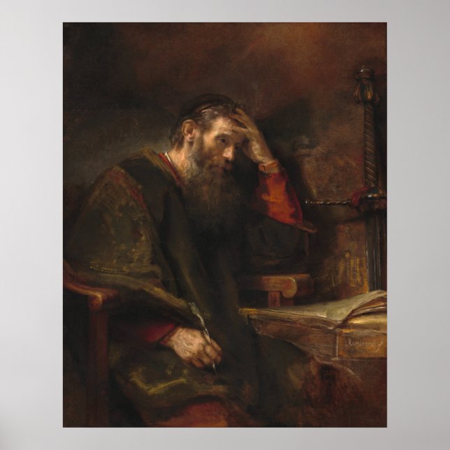 Apostle Paul - Rembrandt Fine Art Poster (Framsidan)