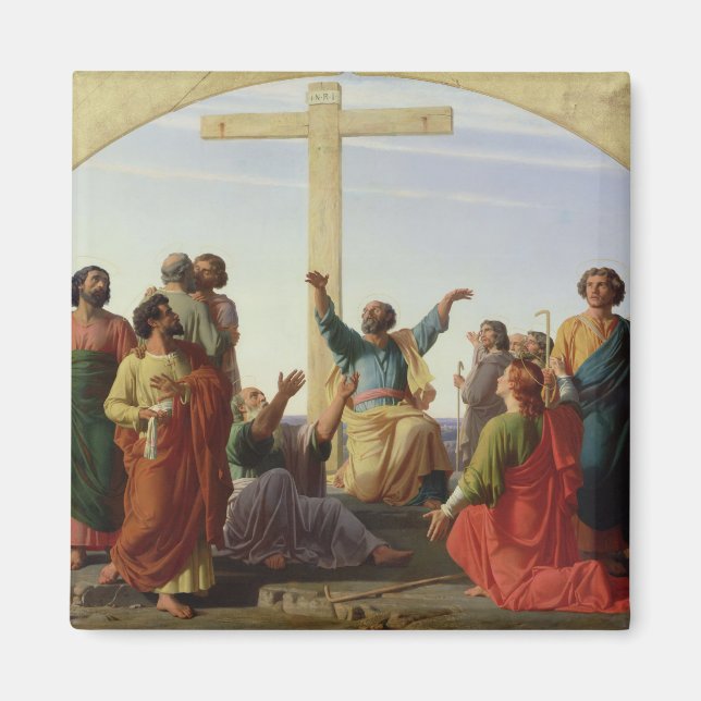 Apostles avgång 1845 magnet (Framsidan)