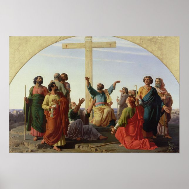 Apostles avgång 1845 poster (Framsidan)