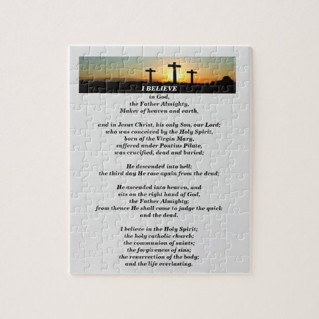 Apostles Creed Jigszawa Puzzle Pussel (Vertikal)