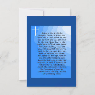 Apostles Creed Kort