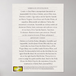 Apostles Creed Poster