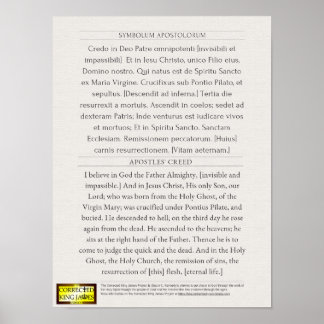 Apostles Creed Poster