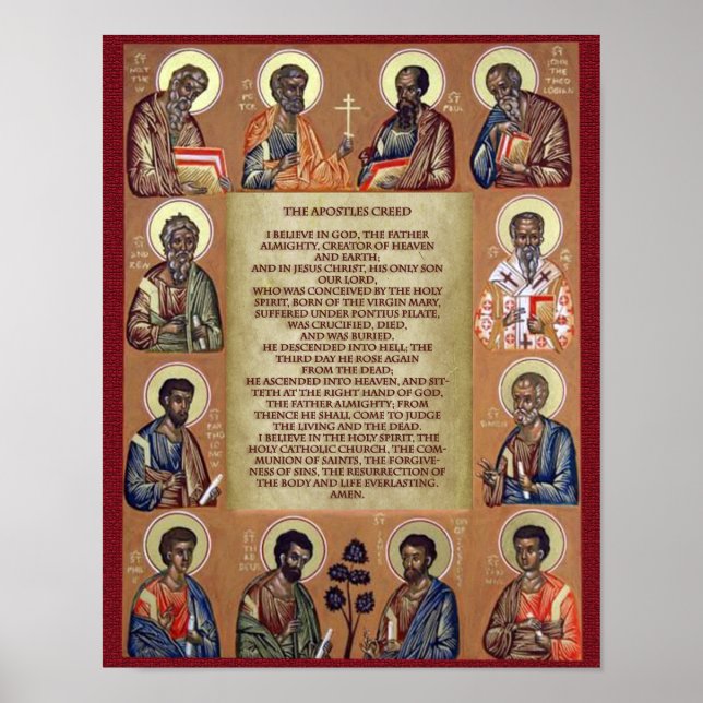 Apostles Creed Poster (Framsidan)